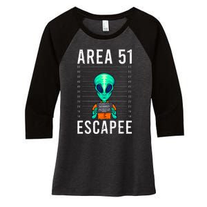 Alien Funny Alien Lover UFO Area 51 Alien Humor Alien Women's Tri-Blend 3/4-Sleeve Raglan Shirt