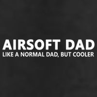 Airsoft Father Airsoft Dad Cool Gift 7 Panel Mesh Trucker Snapback Hat