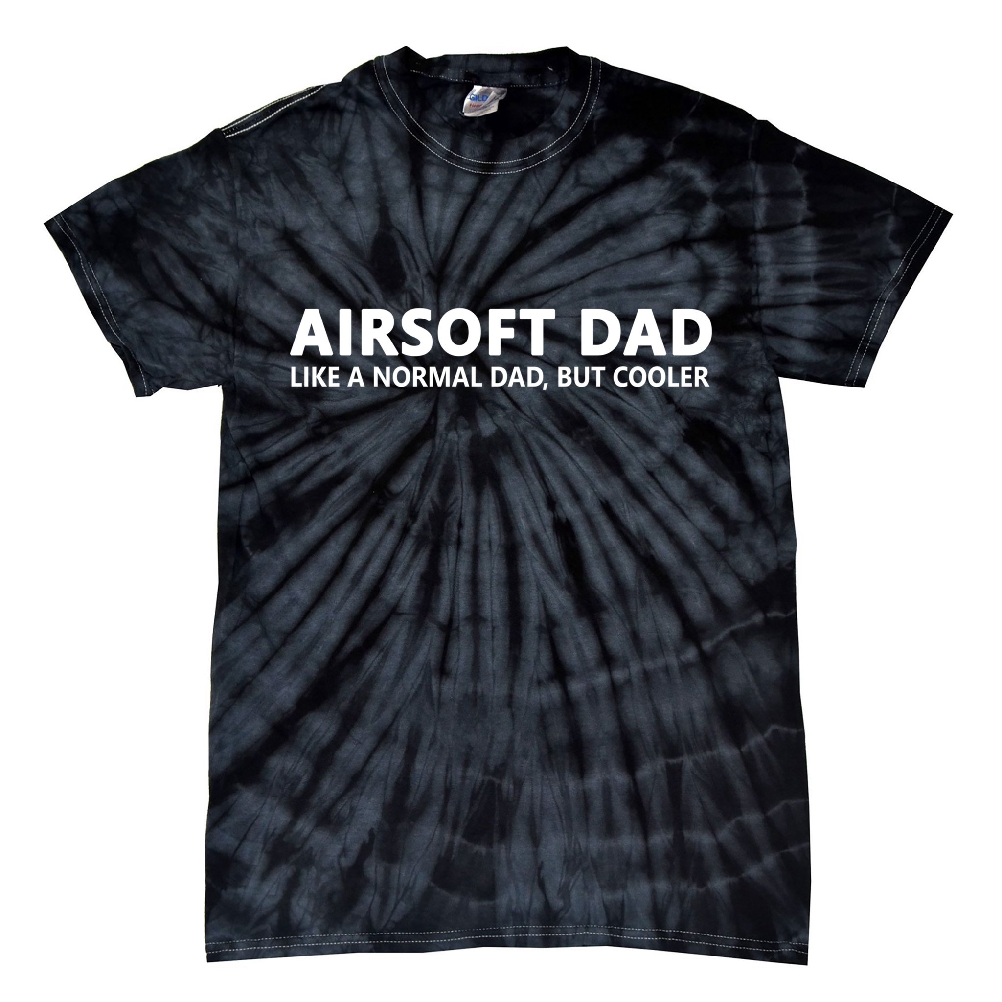 Airsoft Father Airsoft Dad Cool Gift Tie-Dye T-Shirt