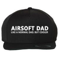 Airsoft Father Airsoft Dad Cool Gift Wool Snapback Cap