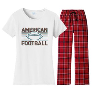 American Football Women's Flannel Pajama Set