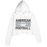 American Football Crop Fleece Hoodie