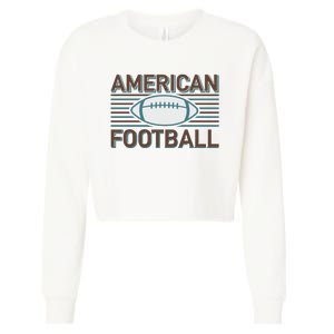 American Football Cropped Pullover Crew