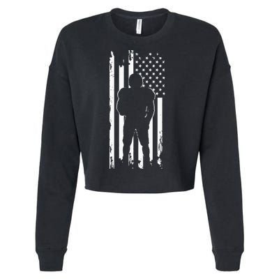 American Football Apparel Football Cropped Pullover Crew