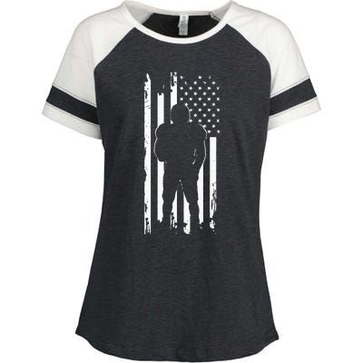 American Football Apparel Football Enza Ladies Jersey Colorblock Tee