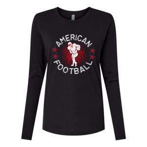 American Football Womens Cotton Relaxed Long Sleeve T-Shirt