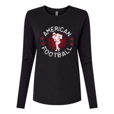 American Football Womens Cotton Relaxed Long Sleeve T-Shirt