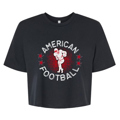 American Football Bella+Canvas Jersey Crop Tee