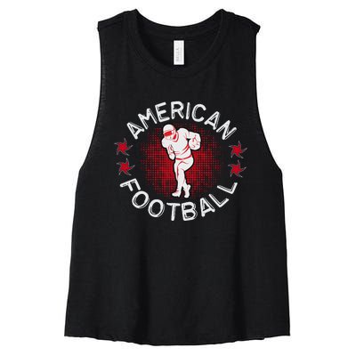 American Football Women's Racerback Cropped Tank