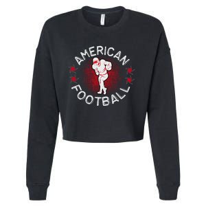 American Football Cropped Pullover Crew