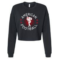 American Football Cropped Pullover Crew