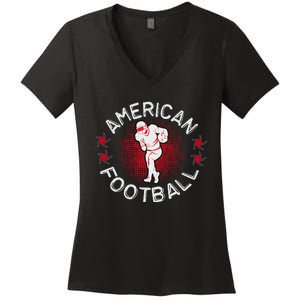 American Football Women's V-Neck T-Shirt