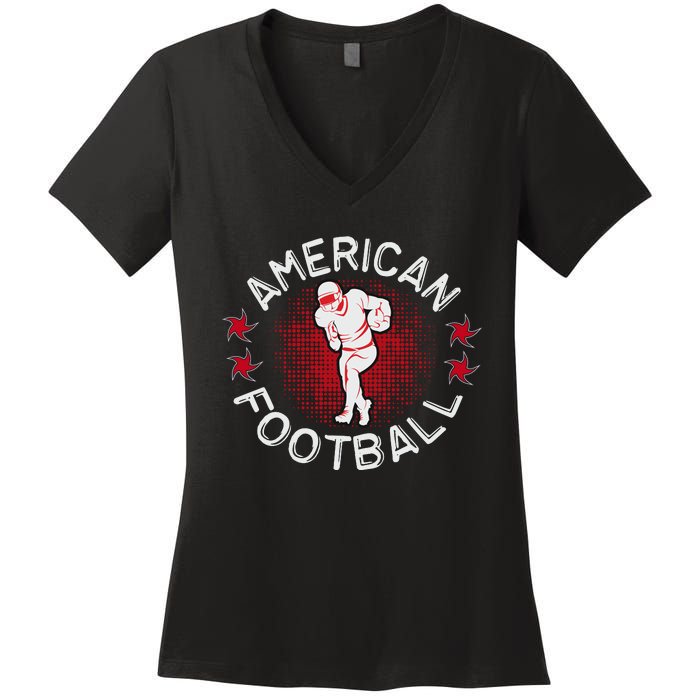 American Football Women's V-Neck T-Shirt