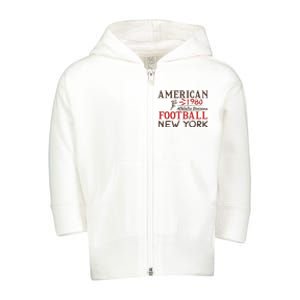 American Football Athletic Division Toddler Zip Fleece Hoodie