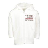 American Football Athletic Division Toddler Zip Fleece Hoodie