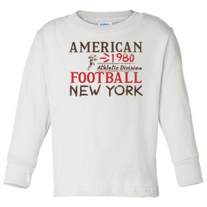 American Football Athletic Division Toddler Long Sleeve Shirt