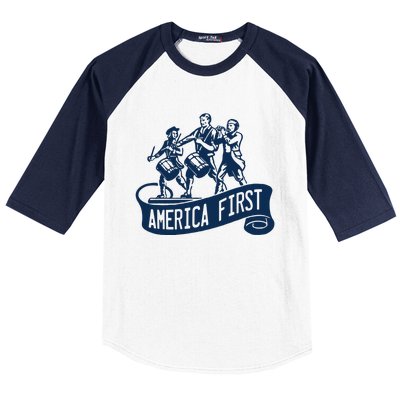 AMERICA FIRST Baseball Sleeve Shirt