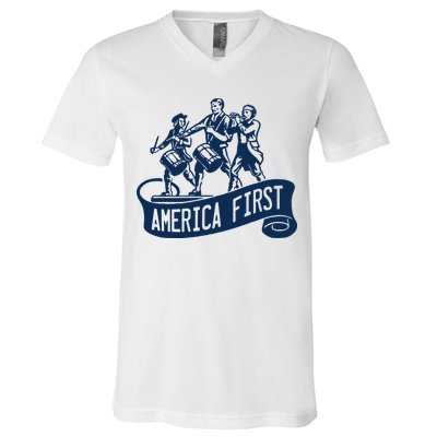 AMERICA FIRST V-Neck T-Shirt
