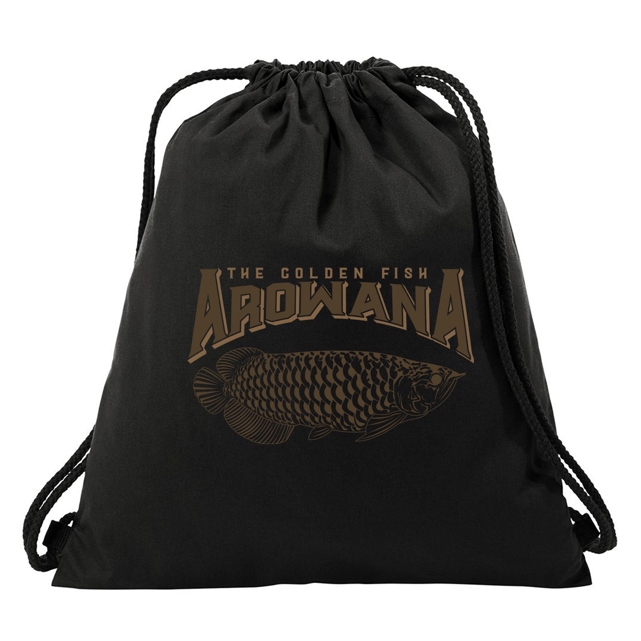 Arowana Fish Drawstring Bag