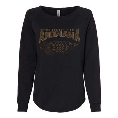 Arowana Fish Womens California Wash Sweatshirt