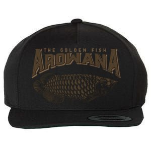 Arowana Fish Wool Snapback Cap