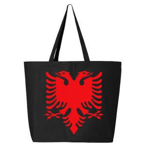 Albania Flag Albanian Eagle 25L Jumbo Tote