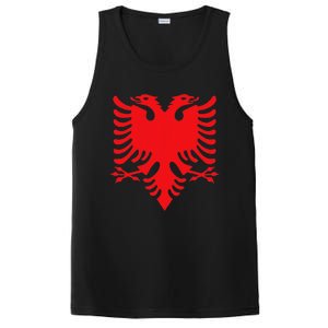 Albania Flag Albanian Eagle PosiCharge Competitor Tank