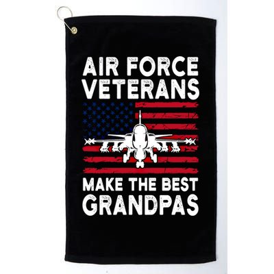 American Flag Air Force Veteran Makes Best Grandpa Gift Golf Towel