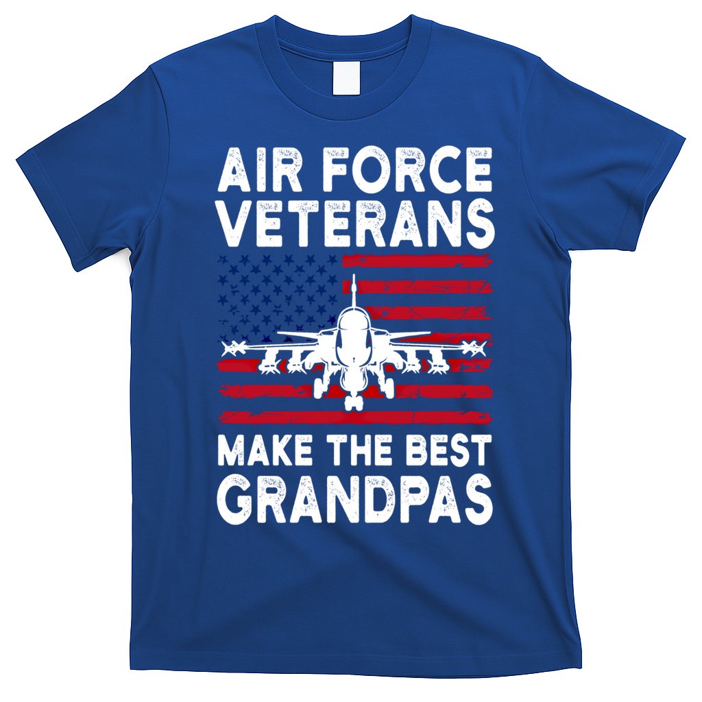 American Flag Air Force Veteran Makes Best Grandpa Gift T-Shirt