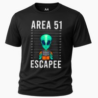 Alien Funny Alien Lover UFO Area 51 Alien Humor Alien Cooling Performance Crew T-Shirt