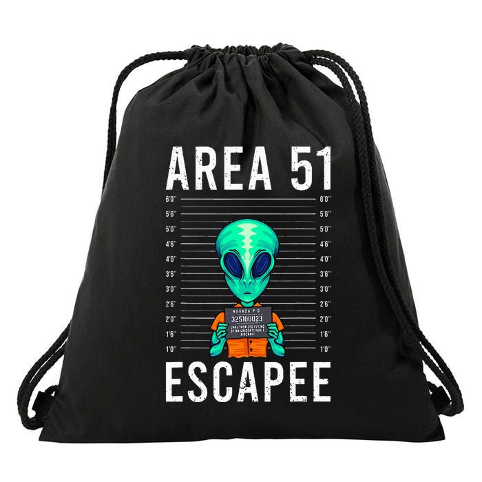 Alien Funny Alien Lover UFO Area 51 Alien Humor Alien Drawstring Bag