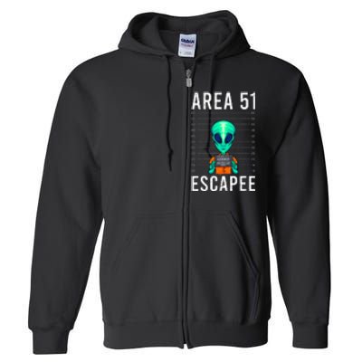 Alien Funny Alien Lover UFO Area 51 Alien Humor Alien Full Zip Hoodie