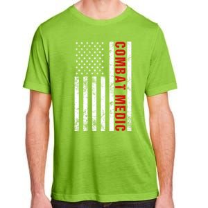 American Flag Army Combat Medic Cute Gift Adult ChromaSoft Performance T-Shirt