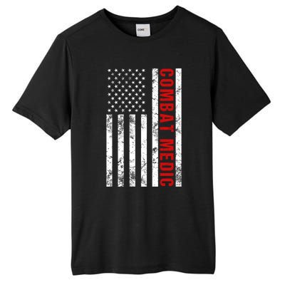 American Flag Army Combat Medic Cute Gift Tall Fusion ChromaSoft Performance T-Shirt