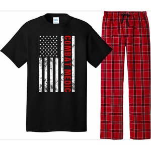 American Flag Army Combat Medic Cute Gift Pajama Set