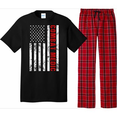 American Flag Army Combat Medic Cute Gift Pajama Set