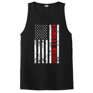 American Flag Army Combat Medic Cute Gift PosiCharge Competitor Tank