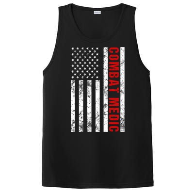 American Flag Army Combat Medic Cute Gift PosiCharge Competitor Tank