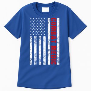 American Flag Army Combat Medic Cute Gift Tall T-Shirt