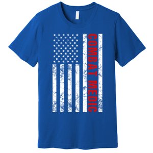 American Flag Army Combat Medic Cute Gift Premium T-Shirt