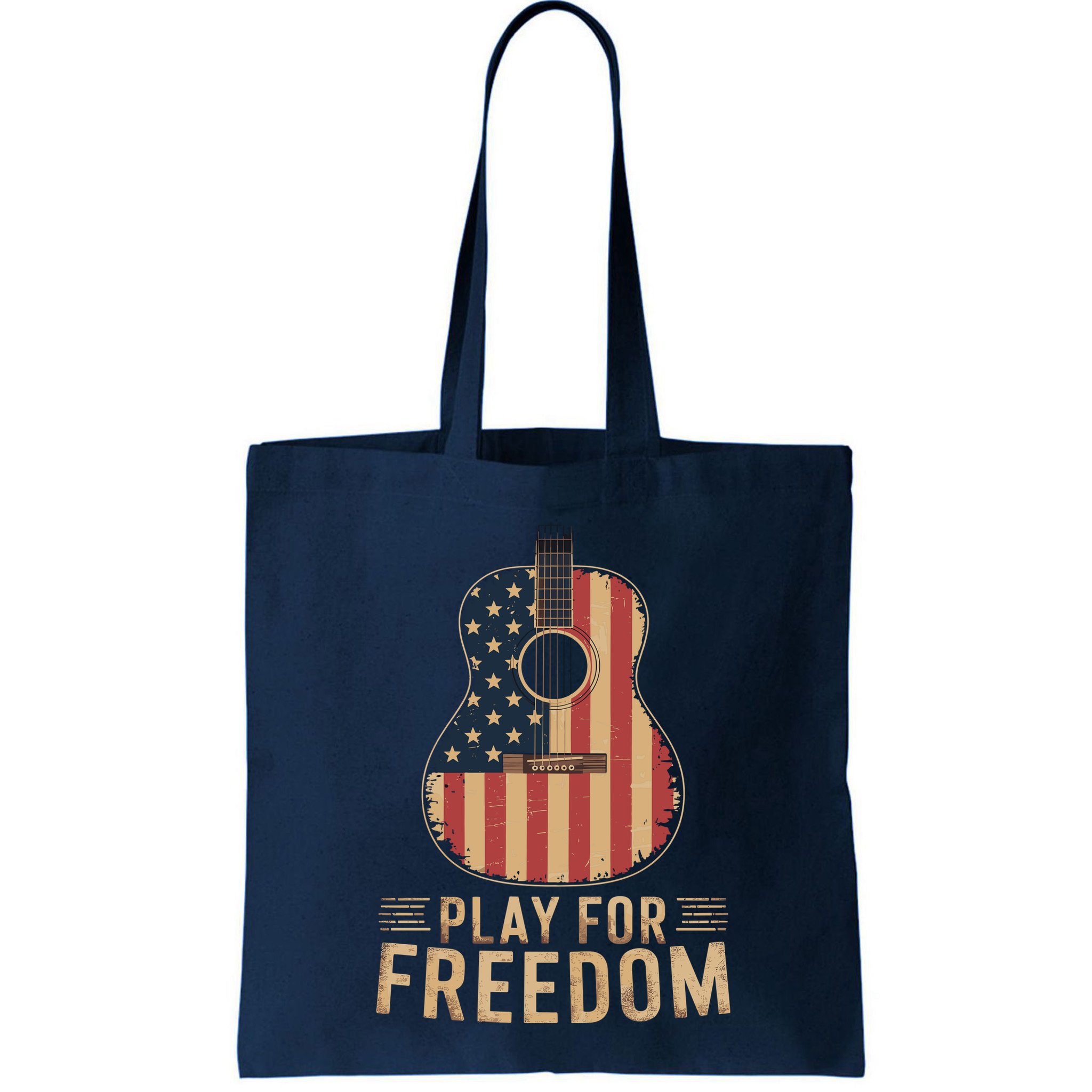 American Flag Acoustic Guitar Play For Freedom Bag