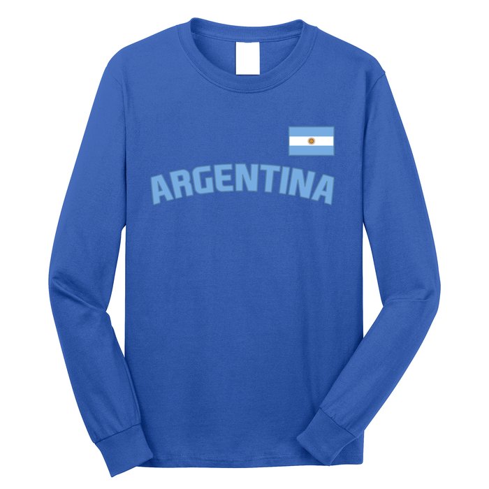 Argentina Flag Argentinian Pride International Country Cute Gift Long Sleeve Shirt