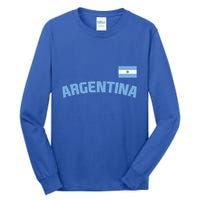 Argentina Flag Argentinian Pride International Country Cute Gift Tall Long Sleeve T-Shirt