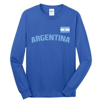 Argentina Flag Argentinian Pride International Country Cute Gift Tall Long Sleeve T-Shirt