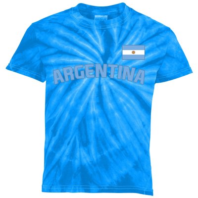 Argentina Flag Argentinian Pride International Country Cute Gift Kids Tie-Dye T-Shirt