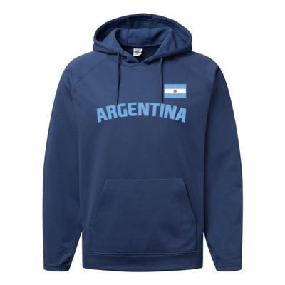 Argentina Flag Argentinian Pride International Country Cute Gift Performance Fleece Hoodie