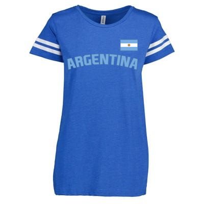 Argentina Flag Argentinian Pride International Country Cute Gift Enza Ladies Jersey Football T-Shirt