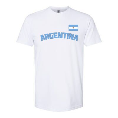 Argentina Flag Argentinian Pride International Country Cute Gift Softstyle CVC T-Shirt