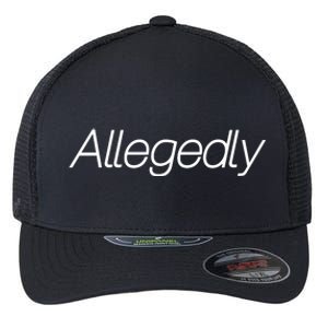 Allegedly Funny Attorney Funny Lawyer Flexfit Unipanel Trucker Cap