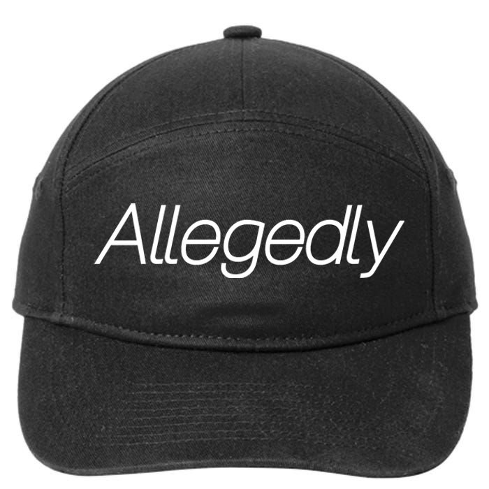 Allegedly Funny Attorney Funny Lawyer 7-Panel Snapback Hat